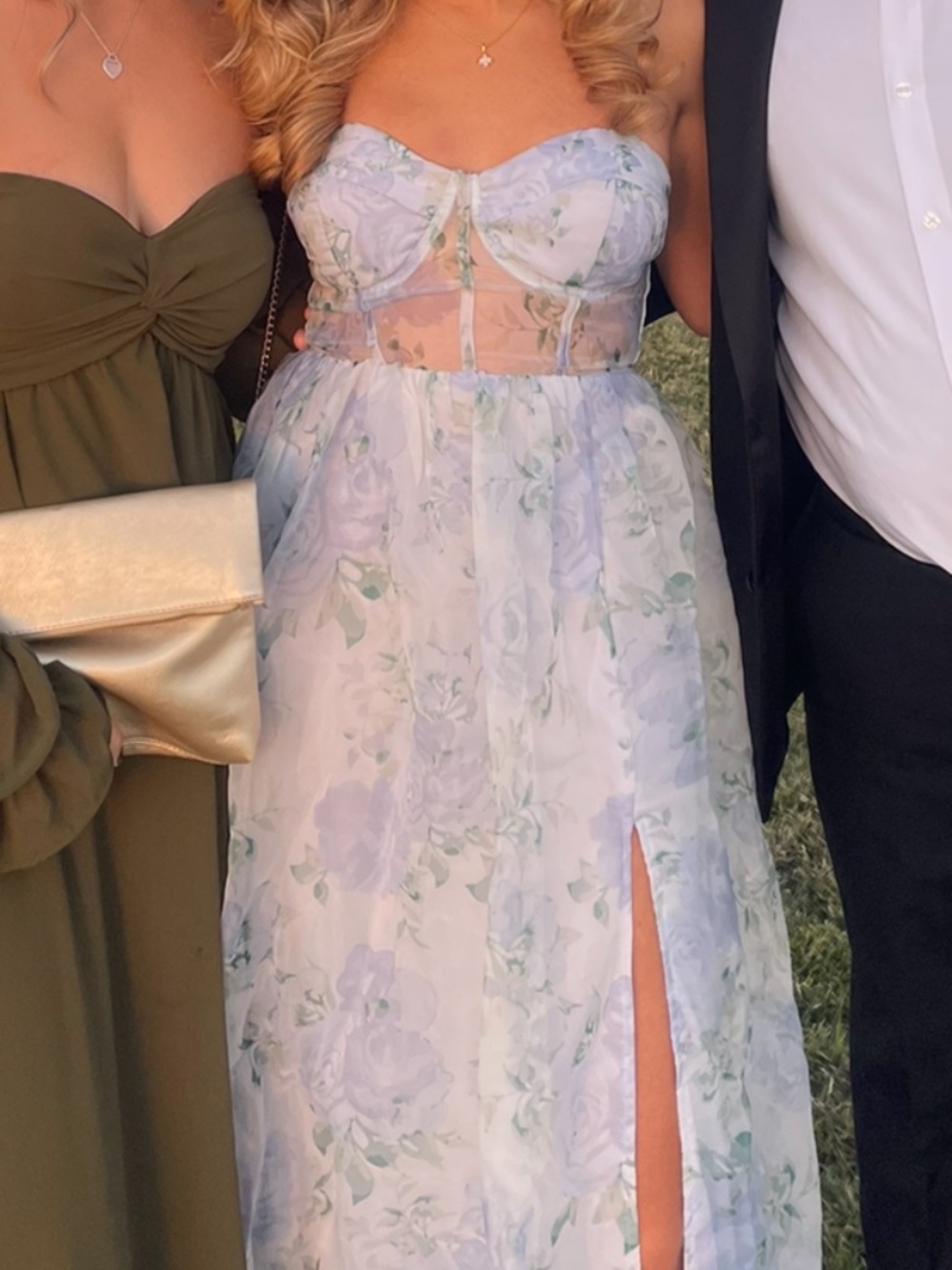 Floral prom dress - Picture 3 of 3
